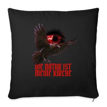 Magische Dunkle Kunst Okkulte Hexen Designs - Sofakissenbezug 45 x 45 cm - Schwarz - Vorne