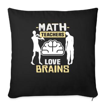 Meilleure idée de cadeau de pension pour les enseignants Étudiant - Housse de coussin décorative 45 x 45 cm - noir - Devant