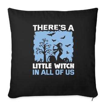 Magical Dark Art Occult Witches Designs - Sofa pillowcase 17,3'' x 17,3'' (45 x 45 cm) - black - Front