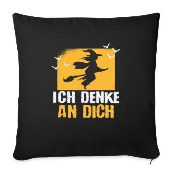 Magische Dunkle Kunst Okkulte Hexen Designs - Sofakissenbezug 45 x 45 cm - Schwarz - Vorne