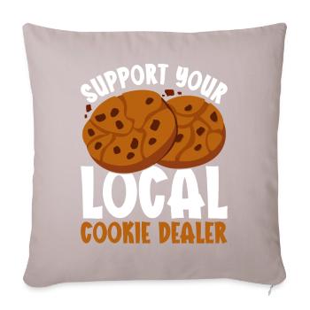 Cookie Scout - Sofa pillowcase 17,3'' x 17,3'' (45 x 45 cm) - light taupe - Front