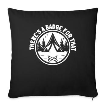 Éclaireur - Housse de coussin décorative 45 x 45 cm - noir - Devant