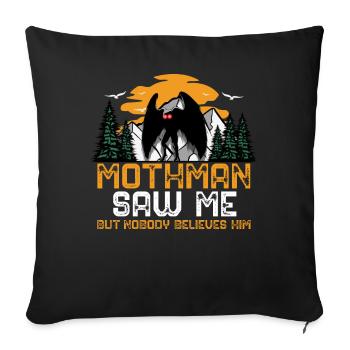 Cryptid Cryptozoology - Sofa pillowcase 17,3'' x 17,3'' (45 x 45 cm) - black - Front
