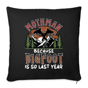 Sasquatch Cryptid Cryptozoology - Sofa pillowcase 17,3'' x 17,3'' (45 x 45 cm) - black - Front