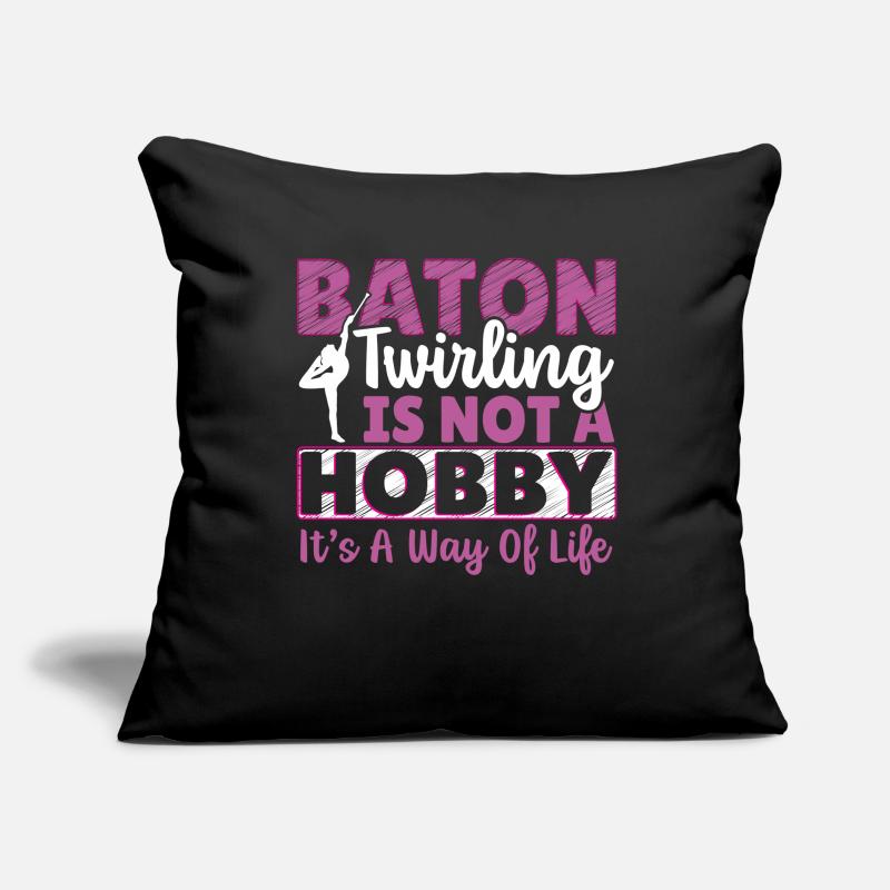Baton Twirling Baton Twirler Gift Sofa pillowcase 17,3'' x 17,3'' (45 x 45 cm)
