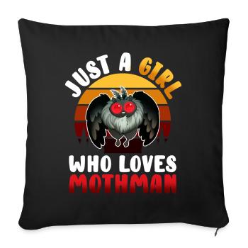 Cryptid Cryptozoology - Sofa pillowcase 17,3'' x 17,3'' (45 x 45 cm) - black - Front