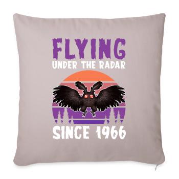 Mothman Kryptide Kryptozoologie - Sofakissenbezug 45 x 45 cm - helles Taupe - Vorne