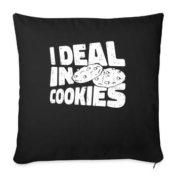 scout - Sofa pillowcase 17,3'' x 17,3'' (45 x 45 cm) - black - Front