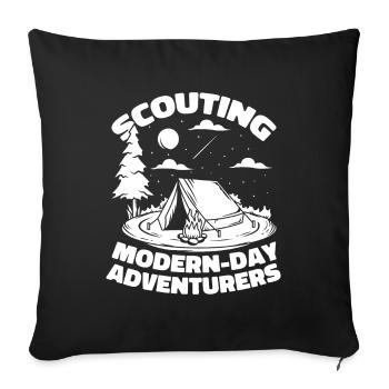 Scout - Sofa pillowcase 17,3'' x 17,3'' (45 x 45 cm) - black - Front