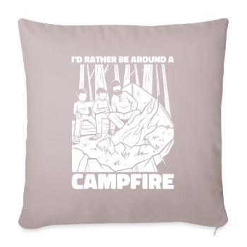 Éclaireur - Housse de coussin décorative 45 x 45 cm - taupe clair - Devant