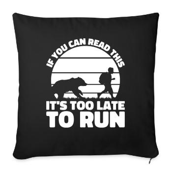 Scout - Sofa pillowcase 17,3'' x 17,3'' (45 x 45 cm) - black - Front
