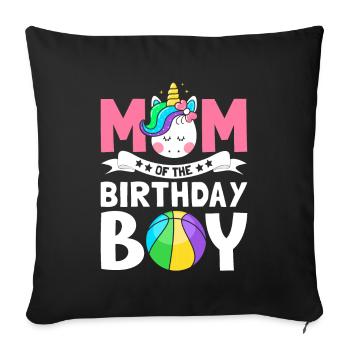 Basketball player - Sofa pillowcase 17,3'' x 17,3'' (45 x 45 cm) - black - Front