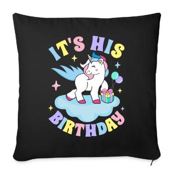 Birthday Girl Party - Sofa pillowcase 17,3'' x 17,3'' (45 x 45 cm) - black - Front