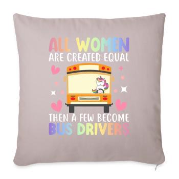 Bus driver - Sofa pillowcase 17,3'' x 17,3'' (45 x 45 cm) - light taupe - Front