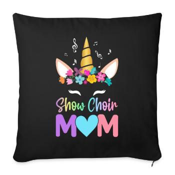 Choral Singing Choir Singer - Sofa pillowcase 17,3'' x 17,3'' (45 x 45 cm) - black - Front