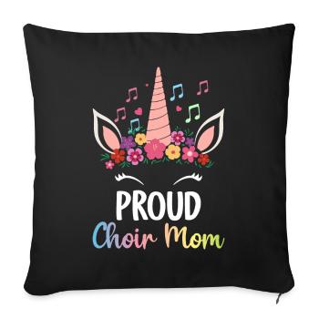 Choral Singing Choir Singer - Sofa pillowcase 17,3'' x 17,3'' (45 x 45 cm) - black - Front