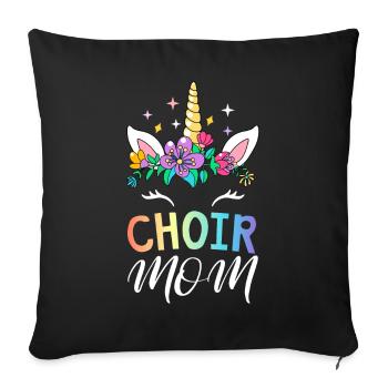 Choral Singing Choir Singer - Sofa pillowcase 17,3'' x 17,3'' (45 x 45 cm) - black - Front