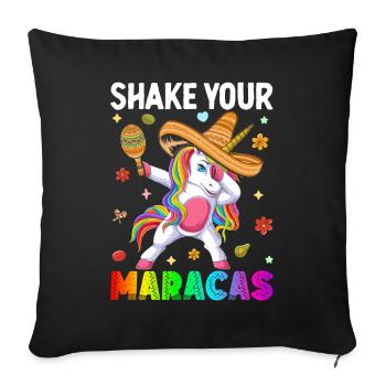 Cinco De Mayo Irish - Sofa pillowcase 17,3'' x 17,3'' (45 x 45 cm) - black - Front