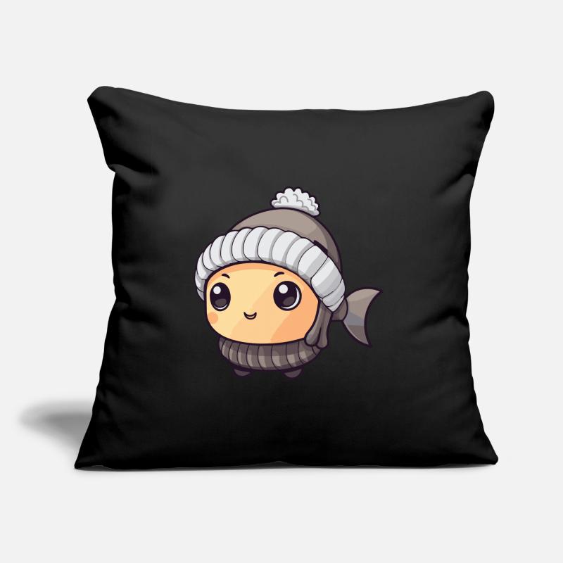 Fish Winter Comic Sofa pillowcase 17,3'' x 17,3'' (45 x 45 cm)