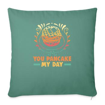 Cuisson de biscuits et de gâteaux Boulanger ou boulanger amateur - Housse de coussin décorative 45 x 45 cm - vert sapin - Devant