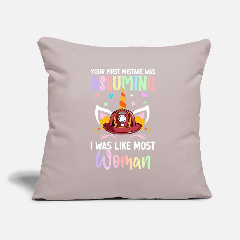 Feuerwehrmann Brandbekämpfung Sofakissenbezug 45 x 45 cm