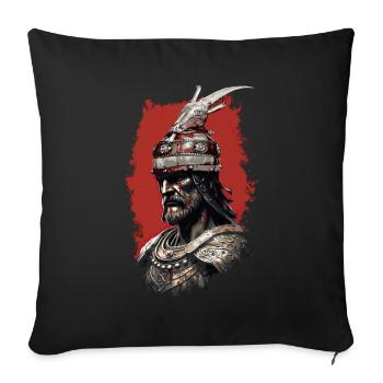 Albanischer Skanderbeg Kosovo Designs für Albaner - Sofakissenbezug 45 x 45 cm - Schwarz - Vorne