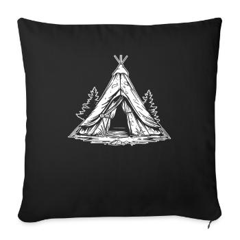 scout - Sofa pillowcase 17,3'' x 17,3'' (45 x 45 cm) - black - Front