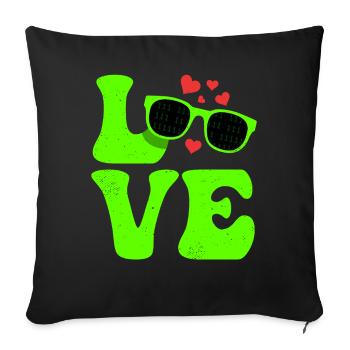 Coding Coding Coder Programmer - Sofa pillowcase 17,3'' x 17,3'' (45 x 45 cm) - black - Front