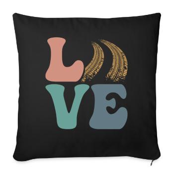 Drifting, Car Racing, Racer, Drifter - Sofa pillowcase 17,3'' x 17,3'' (45 x 45 cm) - black - Front