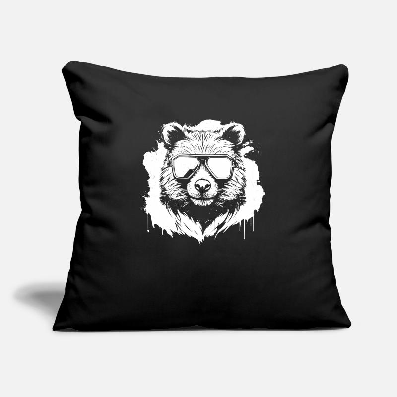 Panda géant Panda Ours Housse de coussin décorative 45 x 45 cm