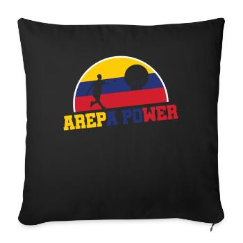 Columbia Tejo Arepa Power Tejo Player - Sofa pillowcase 17,3'' x 17,3'' (45 x 45 cm) - black - Front