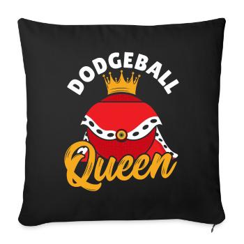 Dodgeball Gaga Ball Dodgeball Player Gift - Sofa pillowcase 17,3'' x 17,3'' (45 x 45 cm) - black - Front