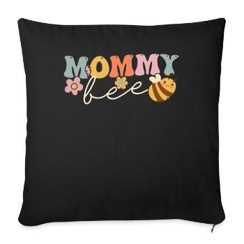 Groovy Beekeeper Imkereimutter - Sofakissenbezug 45 x 45 cm - Schwarz - Vorne