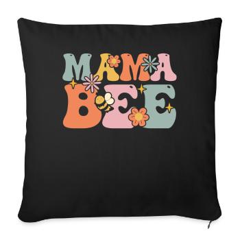 Groovy Beekeeper Imkereimutter - Sofakissenbezug 45 x 45 cm - Schwarz - Vorne