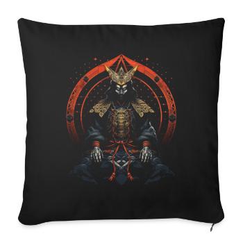 Japanese, Traditional, Mountain, Fuji, Japan, Geisha - Sofa pillowcase 17,3'' x 17,3'' (45 x 45 cm) - black - Front
