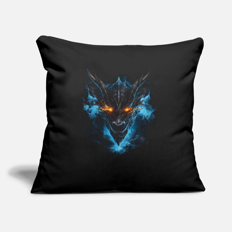Dragon, Fire, Mystical, Dragon Sofa pillowcase 17,3'' x 17,3'' (45 x 45 cm)