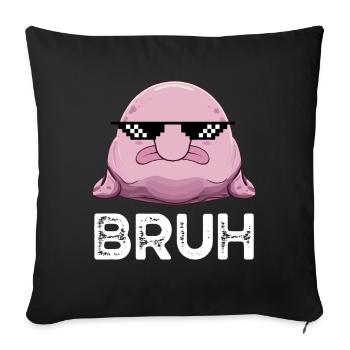 Blobfish Pixel Sunglasses - Sofa pillowcase 17,3'' x 17,3'' (45 x 45 cm) - black - Front