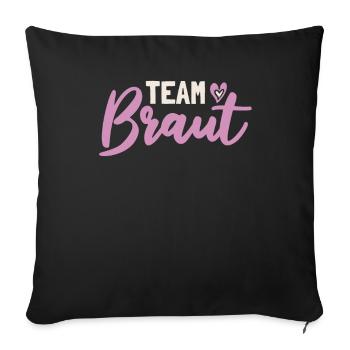 Bachelorette Party Jga - Sofakissenbezug 45 x 45 cm - Schwarz - Vorne