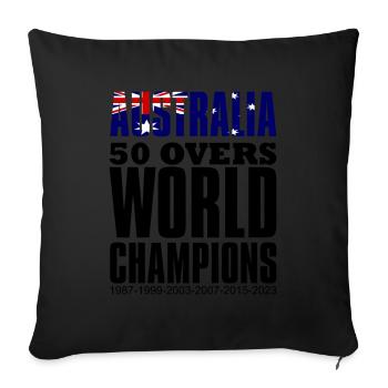 Australia 50 Overs Cricket World Champions - Sofa pillowcase 17,3'' x 17,3'' (45 x 45 cm) - black - Front