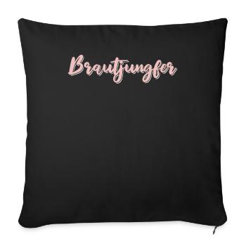 Bachelorette Party Jga Dama De Honor - Sofakissenbezug 45 x 45 cm - Schwarz - Vorne