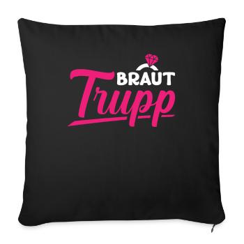 Bachelorette Party Jga - Sofakissenbezug 45 x 45 cm - Schwarz - Vorne