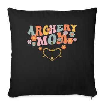 Groovy Archer - Sofa pillowcase 17,3'' x 17,3'' (45 x 45 cm) - black - Front