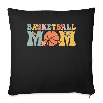 Groovy Mommy - Sofa pillowcase 17,3'' x 17,3'' (45 x 45 cm) - black - Front