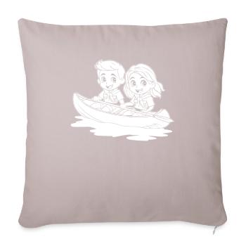 Éclaireur - Housse de coussin décorative 45 x 45 cm - taupe clair - Devant