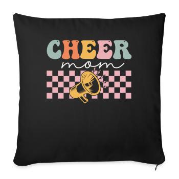 Groovy Cheerleading Cheerleader Cheer Squad - Housse de coussin décorative 45 x 45 cm - noir - Devant