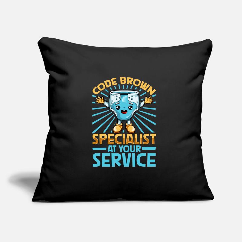 Code Brown Specialist - Baby Swaddle Sofa pillowcase 17,3'' x 17,3'' (45 x 45 cm)