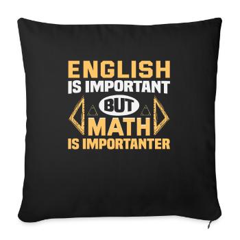 Meilleure idée de cadeau de pension pour les enseignants Étudiant - Housse de coussin décorative 45 x 45 cm - noir - Devant