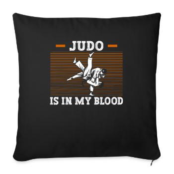 Judo Martial Arts Judo Trainer Judoka - Sofa pillowcase 17,3'' x 17,3'' (45 x 45 cm) - black - Front