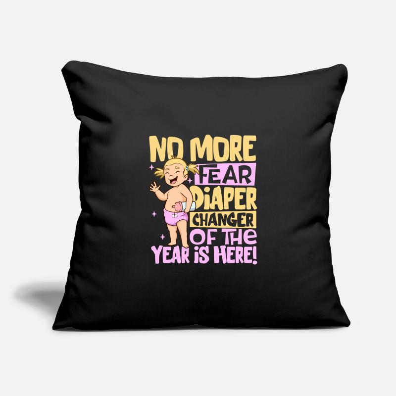 Don't Worry - Diaper Changes Sofa pillowcase 17,3'' x 17,3'' (45 x 45 cm)
