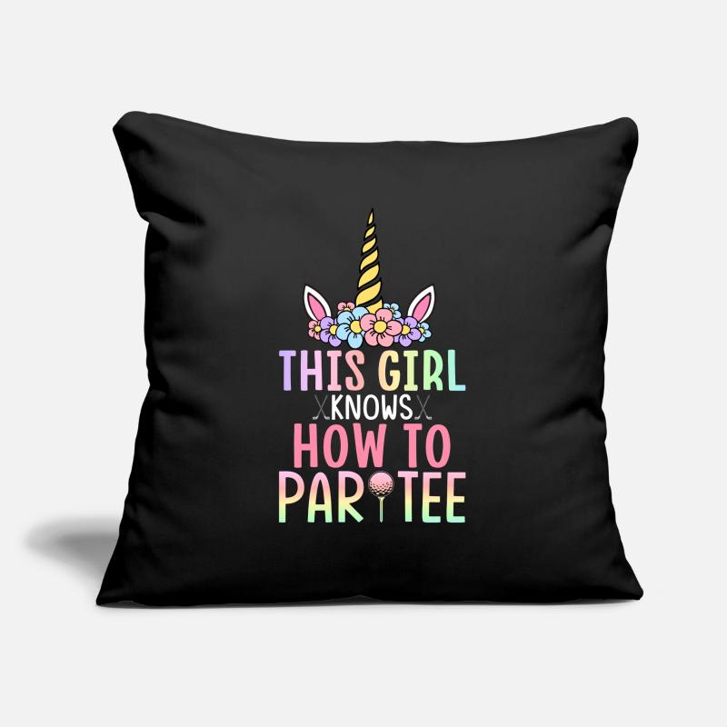 Golfer Golf Girl Sofa pillowcase 17,3'' x 17,3'' (45 x 45 cm)